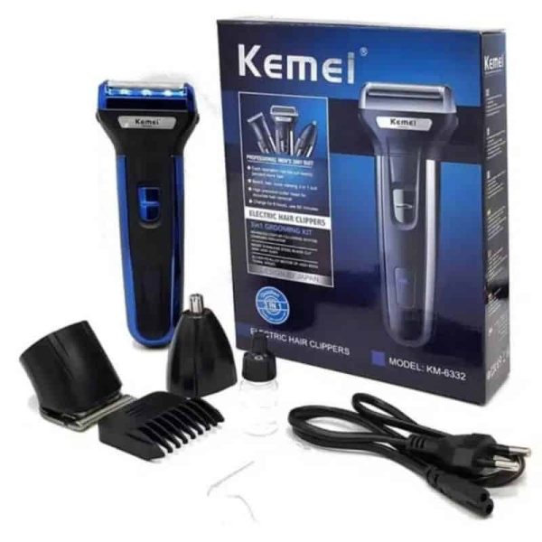 Kemei KM-6330 3-In-1 Hair & Beard Trimmer